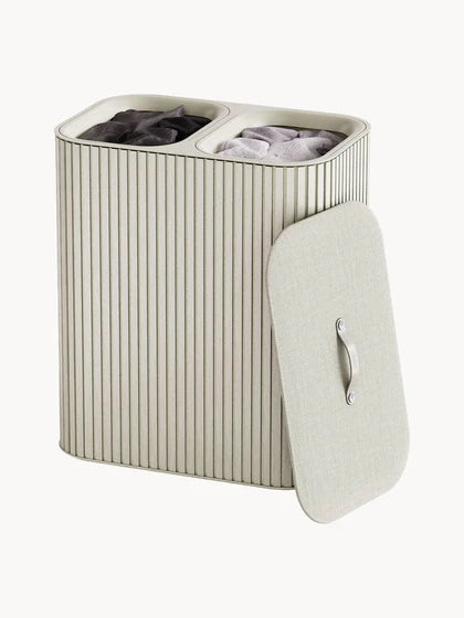 Pack de 2 - 1 pagado = 2 recibidos Cesto de ropa Luxe, 2 o 3 compartimentos