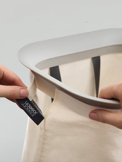 Pack de 2 - 1 pagado = 2 recibidos Cesto de ropa Luxe, 2 o 3 compartimentos