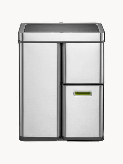 Pack de 2 - 1 pagado = 2 recibidos Cubo de basura Mirage con sensor, 30 L + 2 x 15 L