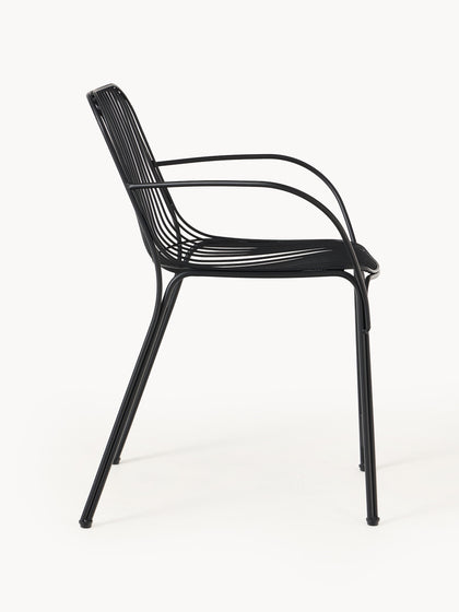 Pack de 2 - 1 pagado = 2 recibidos Silla de jardín Hiray con reposabrazos